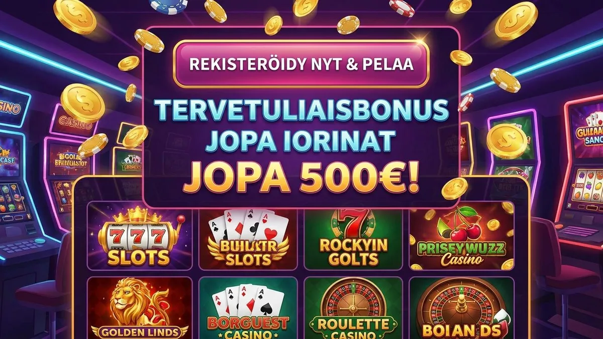 Rekisteröidy bonuksen kanssa